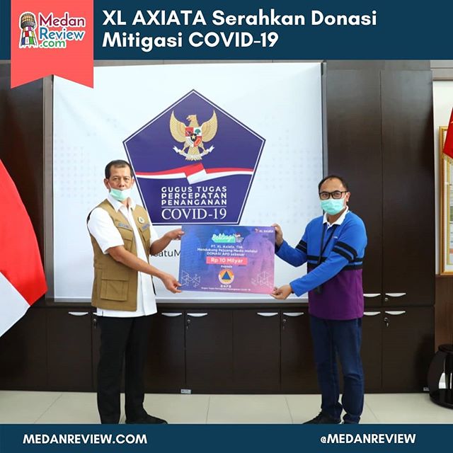 XL Axiata Serahkan Donasi Mitigasi Covid-19