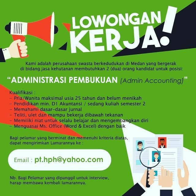 Lowongan Kerja Administrasi Pembukuan