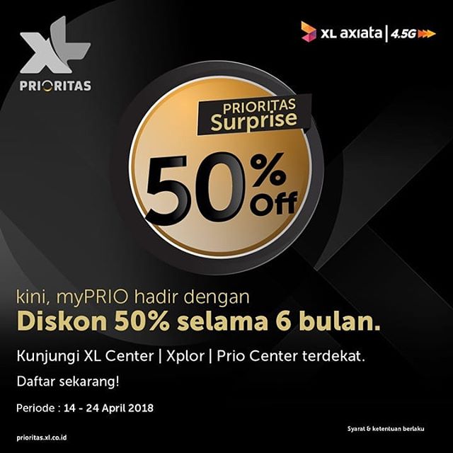 Wow, Buruan Dapatkan Surprise Deal dari XL Prioritas !