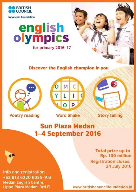 English Olympics for Primary students