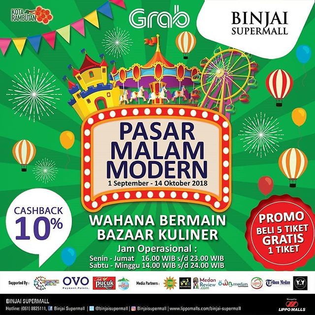 Pasar Malam Modern itu, SEKARANG di #BINJAI !