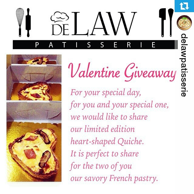 deLaw Patisserie Valentine Giveaway 2015