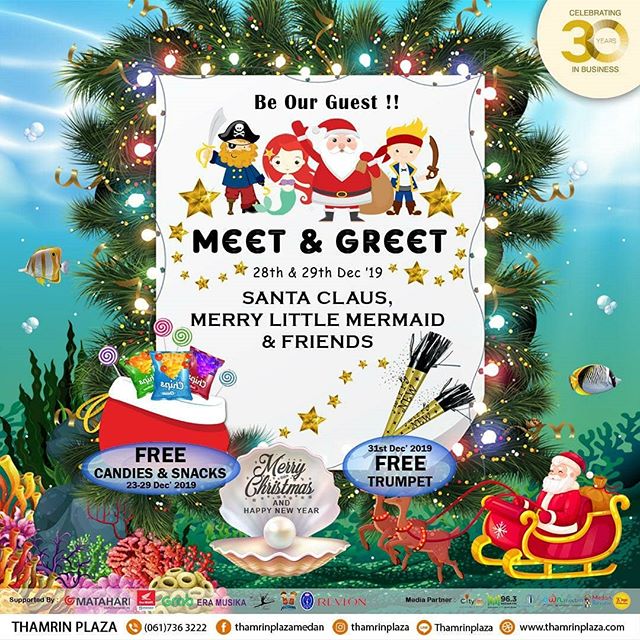 Photo #3 : Thamrin Plaza : “Merry Little Mermaid” Christmas Under The Sea